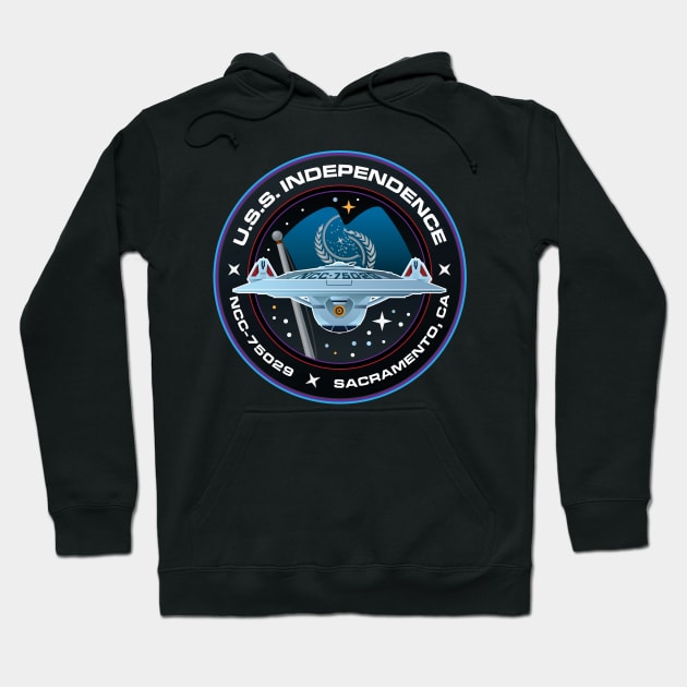 USS Independence Logo Hoodie by USS_Independence_Haberdashery